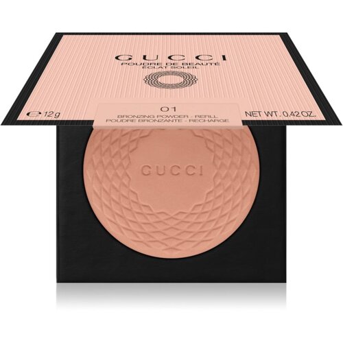 Gucci Beauty Poudre De Beaut&amp;eacute; &amp;Eacute;clat Soleil Powder bronzer nadomestno polnilo odtenek 01 12 g Slike