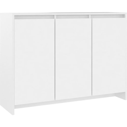 Maison Chic Komoda - Predalnik bela 102x33x75 cm iverna plo&amp;scaron;ča, (21716845) Slike