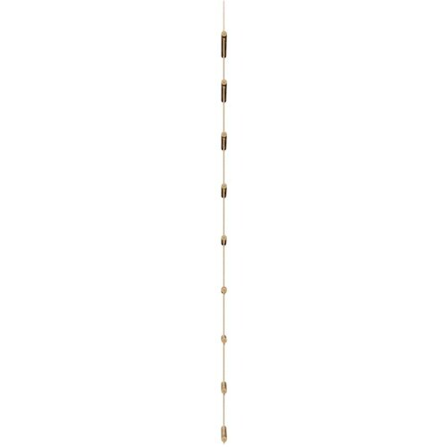 VidaXL zidni ukras u obliku ljestava 50x150 cm prirodna grana Slike