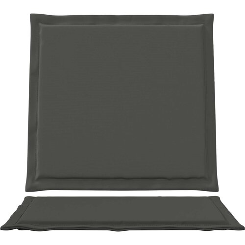  Jastučići za sjedenje i leđa 2 pcs Antracit 47 x 45 x 2 cm Slike