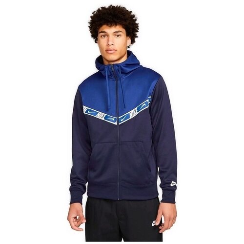Nike Puloverji M NSW REPEAT PK FZ HOODIE Modra Cene