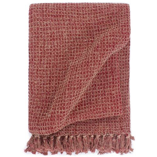 vidaXL Odeja iz bombaža 220x250 cm bordo Cene