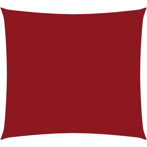 vidaXL Senčno jadro oksford blago kvadratno 5x5 m rdeče Cene