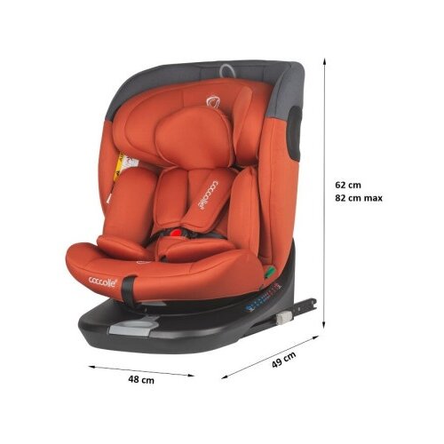 Coccolle Otro&amp;scaron;ki avtosedež Altira 0-36 kg vrtljiv 360 isofix iSize Cimetovo rjava, (20440493) Slike