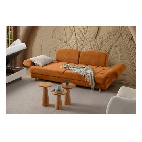 Atelier Del Sofa Trosjed na razvlačenje Aries, 230 x 85 x 93 cm, Crveni Cijene