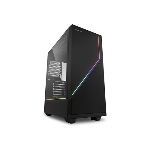 Sharkoon Kućište gaming, FLOW, RGB, ATX, 1x120mm fan, Tempered Glass Cijene