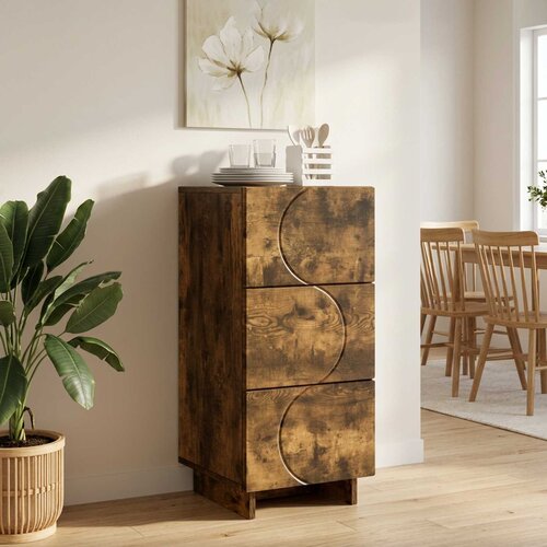  Komoda Dimljeni hrast 33.5 x 34.5 x 75 cm Konstruirano drvo Cene