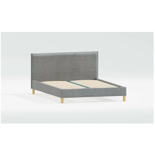 Ropez Oblazinjena zakonska postelja z letvenim dnom 200x200 cm Tina –