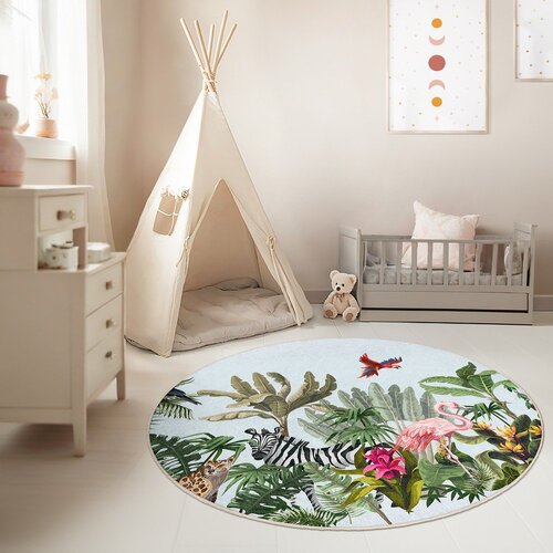 Mila Home Periv dječji tepih &amp;oslash;120 cm Jungle &amp;ndash; Slike