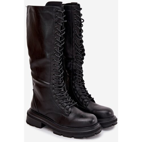 Boto Women's Glany Winter Boots Eco Leather Black Selvina Cijene