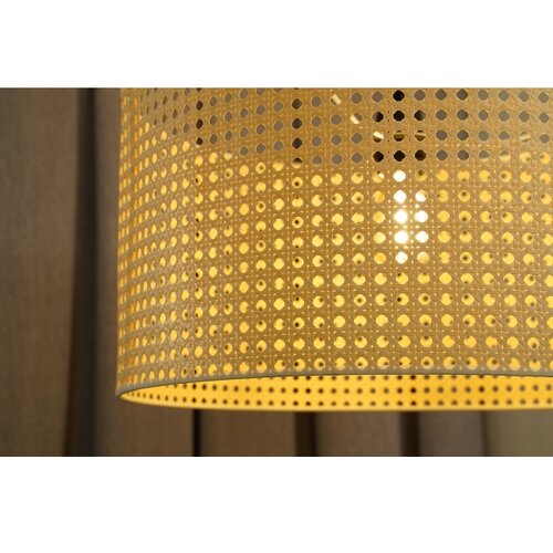  Duolla - Visilica na sajli ROLLER RATTAN 1xE27/15W/230V, prečnik 45 cm, bež Slike