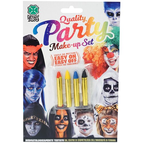 CARNIVAL TOYS boje za lice party 4 kom Slike