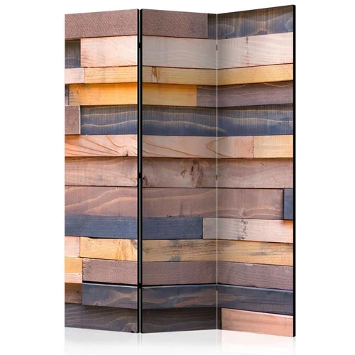  Paravan u 3 dijela - Wooden Castle [Room Dividers] 135x172