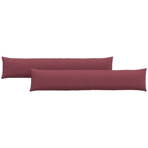 VidaXL jastučići za sofu 2 pcs vinska crvena 200 x 40 cm tkanina Slike