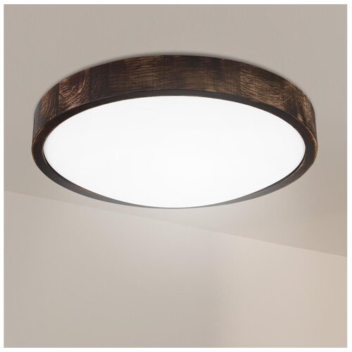  Brilagi - LED plafonsko svetlo CARVALHO SLIM SMOKEY LED/36W/230V, hrast, prečnik 37,5 cm Cene