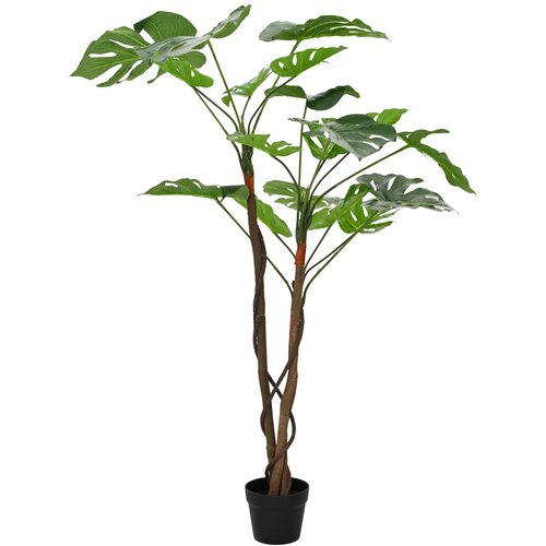  Umjetna Monstera biljka Zelena 70 x 16 x 130 cm Tkanina i drvo Slike