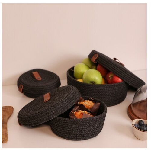 Aberto Design set pamučnih korpi 3 komada JUT02005108D Slike