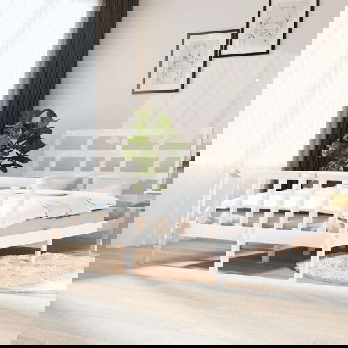 Furnova Posteljni okvir bel iz borovine 160x200 cm, (21939058) Slike