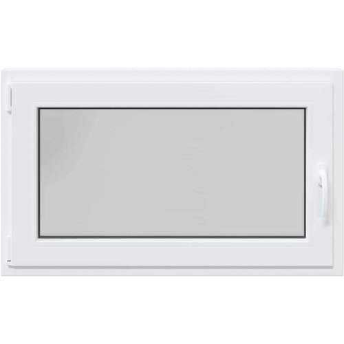  Prozor za podrum RISOR Bijeli 100 x 60 cm PVC i staklo - Bijeli 100 x 60 cm (trostruki sloj) Nagibanje i okretanje lijevo Slike