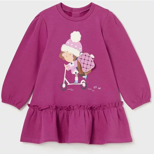 Mayoral Obleka za dojenčka vijolična barva