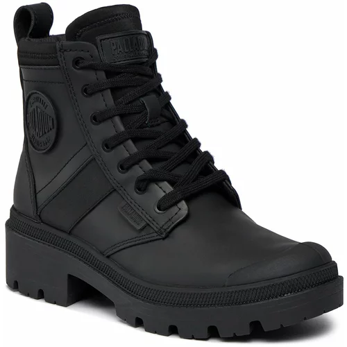 Palladium Pohodni čevlji Pallabase Army R 98865-008-M Black 008