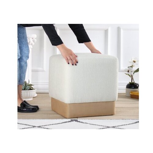 Atelier Del Sofa Tabure 45x45x45cm, Krem Cijene