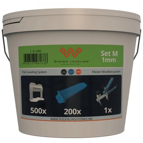 System Leveling komplet za nivelaciju pločica 1mm(500 kajli + 200 spona + klešta) Cene
