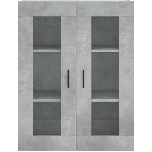 vidaXL Visoka komoda betonsko siva 69,5x34x180 cm inženirski les Cene
