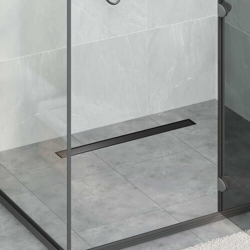  2 u 1 odvod za tu&scaron; Crna 70 cm Nehrđajući čelik 304 Cijene