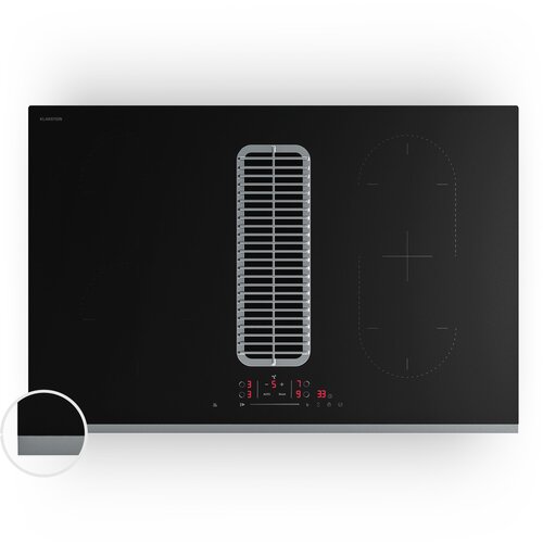 Klarstein Verosteel indukcijska kuhalna plošča z vgrajeno napo, elegantna, minimalistična, zmogljivost 8400W, 80 cm Cene