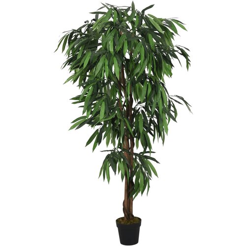 vidaXL Umetni mangovec 900 listov 180 cm zeleno Cene