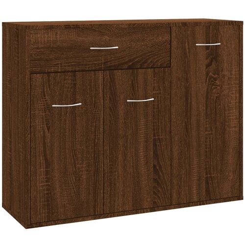 Maison Chic Komoda - Predalnik rjavi hrast 88x30x70 cm konstruiran les, (21717755) Slike
