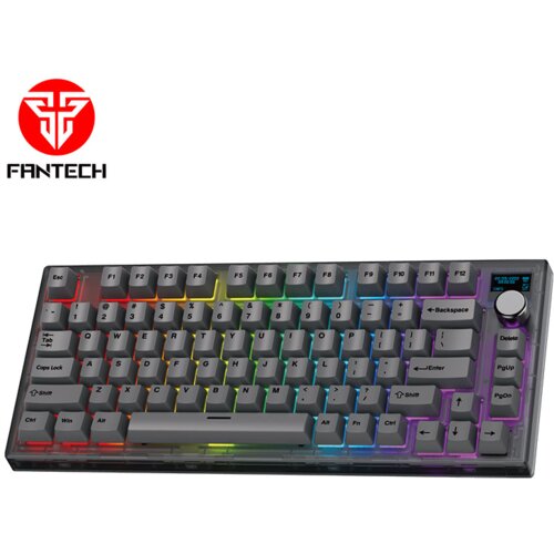  Tastatura Mehanicka Gaming Fantech MK910 RGB PBT MaxFit 81 Frost Wireless (blue switch) Cene