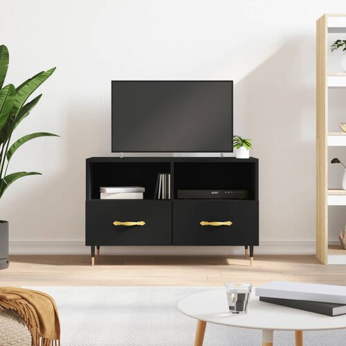 VidaXL TV ormarić crni 80 x 36 x 50 cm od konstruiranog drva Slike
