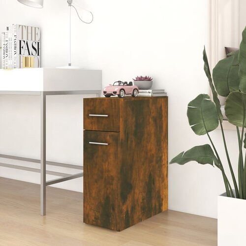 vidaXL ormarić za lijekove boja dimljenog hrasta 20x45,5x60 cm drveni Cijene