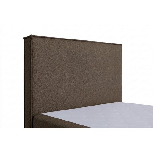 MID.YOU POSTELJA Z VZMETNICO 100 cm x 200 cm , tekstil, leseni material rjava Slike