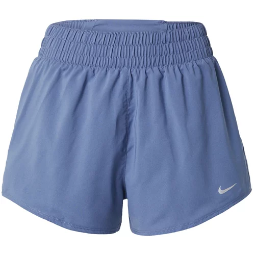 Nike Športne hlače 'One' golobje modra / bela