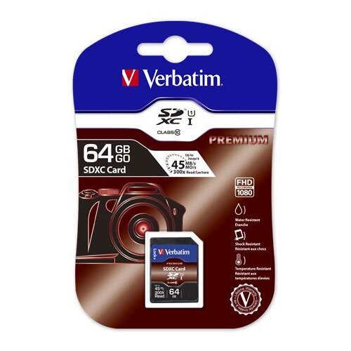 Verbatim Premium 64 GB SDXC 10.razred Cijene