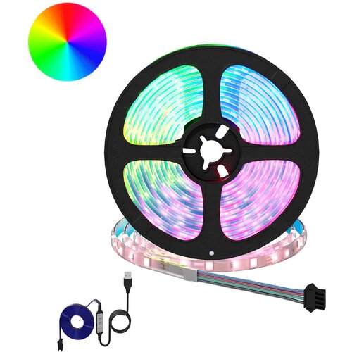  LED traka 2 pcs Crna i prozirna 4700 mm Bakar i plastika Slike