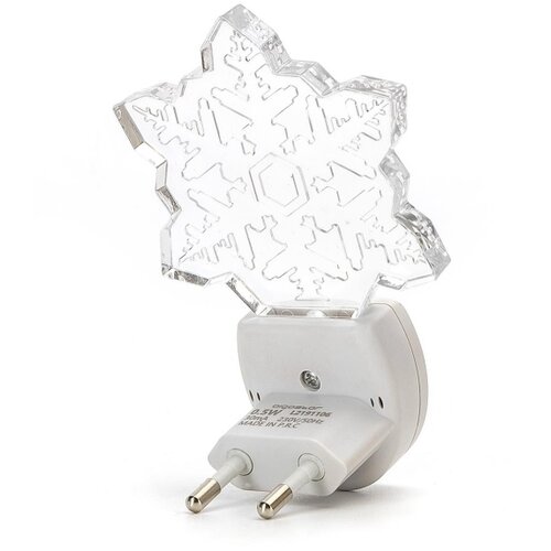 Aigostar LED RGB noćno svetlo sa senzorom sumraka LED/0,5W/230V pahuljica Slike