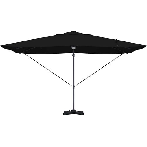 Suncobran Crna 351 x 250 x 253 cm Poliester i aluminij Slike