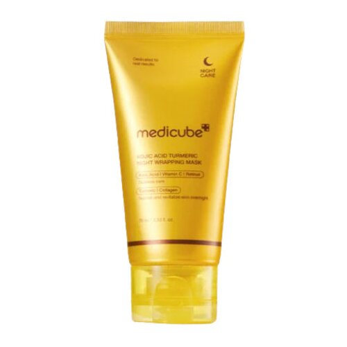 MEDICUBE Maska za lice Tumeric night wrapping, 75 ml Slike
