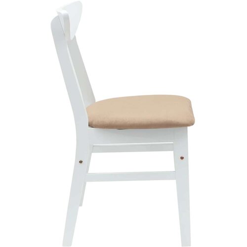  Trpezarijske stolice 2 pcs Bijelo 42 x 47.5 x 81 cm Slike
