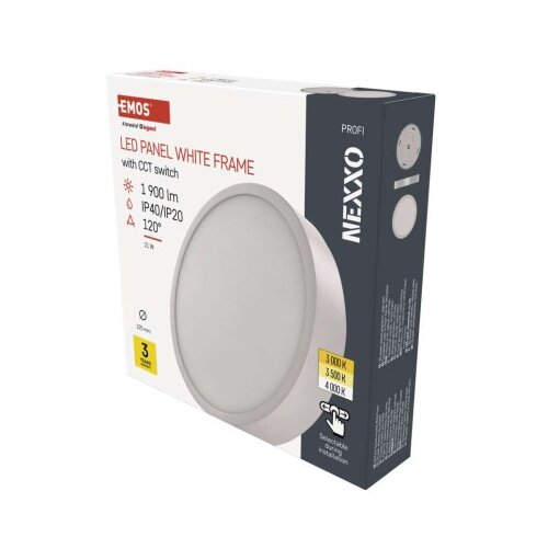  LED svetilo nadometno NEXXO, okroglo, belo, 21W, nastavljiva CCT Cene