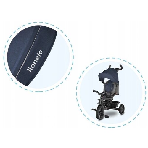 Lionelo tricikl Haari, 2 u 1, jeans, 5g JAMSTVA Slike