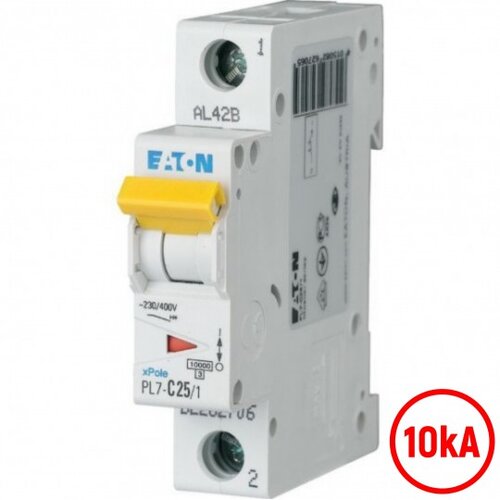 Eaton Automatski osigurač 25A C 10kA PL7-C25/1 262706 Cene