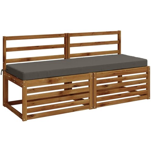  Jastučić za klupu SOEST 100% poliester Siva 150 x 50 x 8 cm - Siva 150 x 50 x 8 cm Melange Cijene