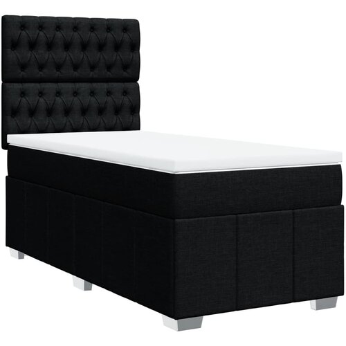 Maison Chic Box spring postelja - Vzmetna postelja z vzmetnico črna 100x200 cm blago SL24019, (21879344) Cene