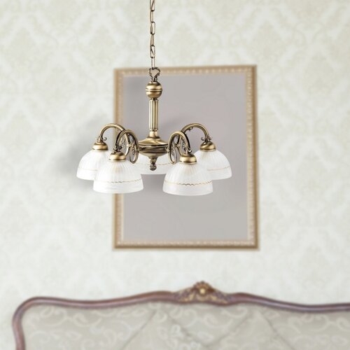 Rabalux flossi luster E27 5x40W bronza spoljna rasveta Slike