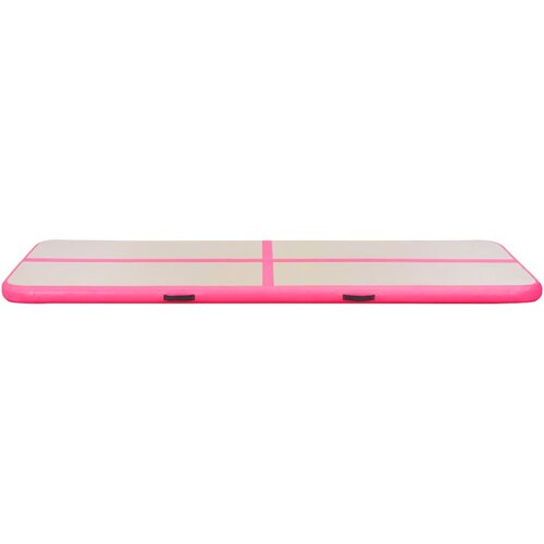  Strunjača na napuhavanje s crpkom 500 x 100 x 10 cm PVC roza Slike